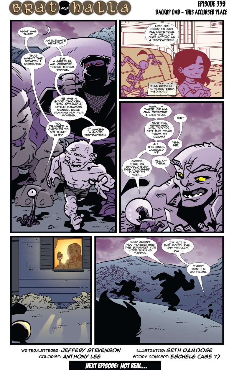 Brat-halla #359 – Backup Dad: This Accursed Place