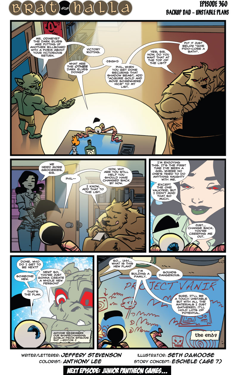 Brat-halla #360 – Backup Dad: Unstable Plans