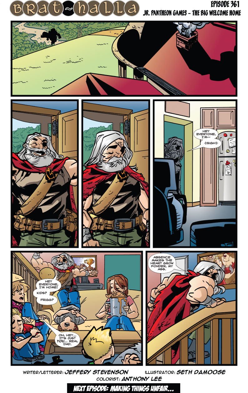 Brat-halla #361 – Jr. Pantheon Games: The Big Welcome Home