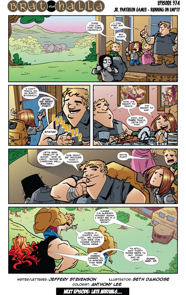 Brat-halla #374 – Jr. Pantheon Games: Running On Empty