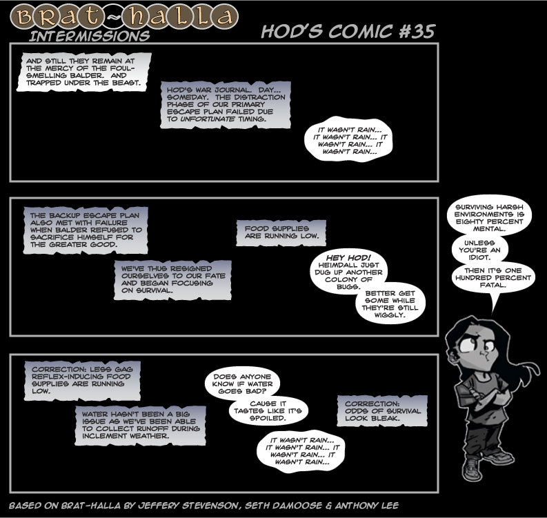 Brat-halla Intermissions: Hod’s Comic #35