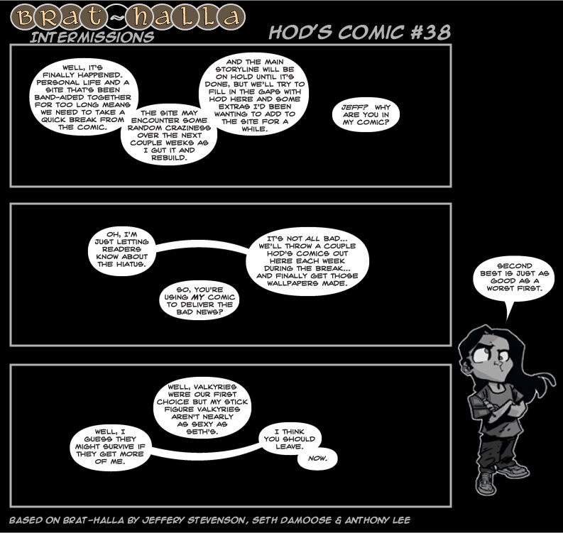 Brat-halla Intermissions: Hod’s Comic #38